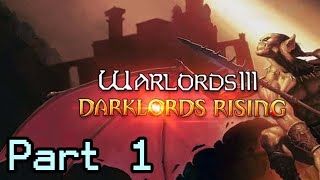 Warlords III Darklords Rising  Playthrough Part 1 [upl. by Yrtua648]