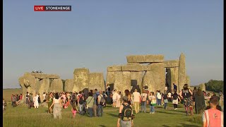 Weather images  Summer Solstice Stonehenge amp Ascot Ladies Day UK 20June2024 b [upl. by Ekul538]