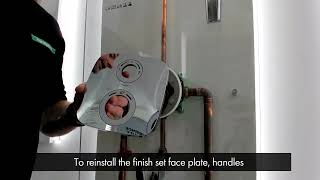 Hansgrohe iBox Faceplate and Handle Removing Tutorial [upl. by Chun]