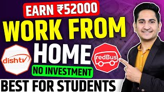 Earn Rs 52000🔥🔥Work from Home Jobs No Experience 2024 Online Jobs at Home Part Time Jobs Students [upl. by Nnyleak]