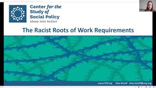 CalWORKs Association presents Racist Roots of Welfare Work Requirments [upl. by Esirehc]