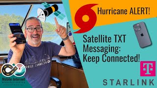 Disaster Preparedness Alert Starlink TMobile amp Apple Satellite to TXT Messaging  Keep Connected [upl. by Aeht]