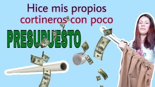 Como hacer cortineros Super Económicos de tubos PVC 👌💡💰 😱😱😱👏 [upl. by Anayaran]