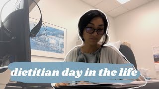 DAY IN THE LIFE as a CLINICAL DIETITIAN  FAQ [upl. by Rodolph]