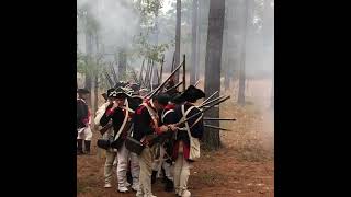 shorts Maryland Continentals Firing by Platoons… Battle of Camden… [upl. by Gram804]