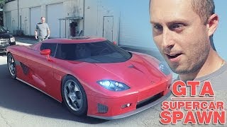 Real Life GTA  Supercar Cheat Code Spawn [upl. by Nebe]