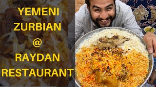 Mutton Zurbian  Raydan Restaurant Doha Qatar  Yemeni Food  Qatar Malayalam Food Vlog [upl. by Allak919]