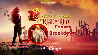 Descendants The Rise of Red Teaser Trailers BREAKDOWN WATCH TILL THE END [upl. by Nanci]