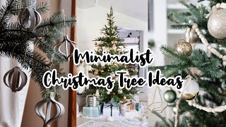 🤍Minimalist Christmas Tree Ideas🎄 [upl. by Katheryn]