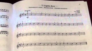 Lightly Row  Suzuki Violin Book 1  Music Sheet and Play Along   Shinichi Suzuki [upl. by Messab441]