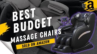 5 Best Budget Massage Chairs On Amazon  Affordable Massage Chairs [upl. by Eidnew]