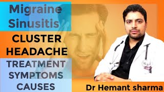 Tension headache cluster headache Migraine Sinusitis and Others treatment in hindi treatment [upl. by Airamesor601]