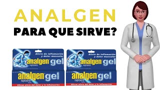 ANALGEN que es y para que sirve analgen gel como tomar analgen [upl. by Lorrad]