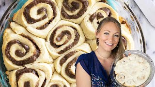 The Easiest Homemade Cinnamon Rolls Made without Yeast [upl. by Eanram849]