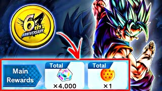 How to get 6th Anniversary Medal in Dragon Ball Legends Dbl 6th Anniversary [upl. by Alyakam]