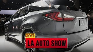 The 2018 Lexus RXL finally adds a third row  2017 LA Auto Show [upl. by Ode61]