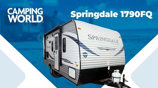 2020 Springdale 1790FQ  Travel Trailer  RV Review Camping World [upl. by Ahcmis]