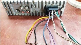 Car Stereo Wiring Explained In Detail USBMP3FMCar Stereo  आपने कार मे टेप की वाईरीग करना सीखे [upl. by Asseram]