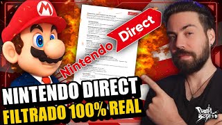 🔥quotFiltradoquot el NINTENDO DIRECT de FEBRERO 100 REAL 4K amp KNUCLES NO FAKE 1 LINK FUENTE Arial 12 [upl. by Clementi]