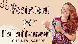 Come allattare un neonato  Posizioni per lallattamento da provare [upl. by Aseiram]