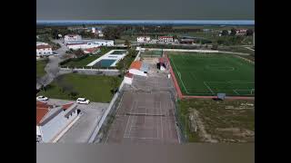 BROZAS Cáceres Campo de fútbol y piscinas DRON DJI MINI 2 [upl. by Maureen]