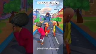 OHIO Motu Patlu Hit a Street light with Scary Teacher 3D ytshorts viral [upl. by Suilenroc873]