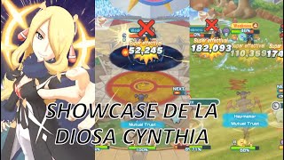 SHOWCASE CYNTHIA amp GARCHOMP  POKEMON MASTERS EX [upl. by Powel833]