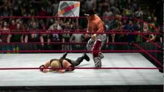 Grand Master Sexay hits his finisher in WWE 13 Official [upl. by Nnaecyoj157]