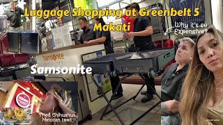 Buying Luggage at Greenbelt 5 and Trying Chihuahua Mexican Grill [upl. by Metts]