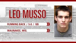 Wisconsin Signing Day 2012 Leo Musso [upl. by Annawik]