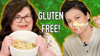 Kristin And Jen Try Every Trader Joes GlutenFree Food  Kitchen amp Jorn [upl. by Suhsoj442]