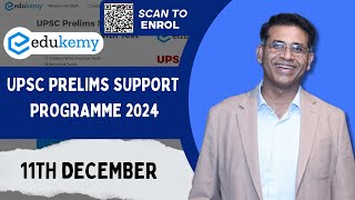 Prelims Support Programme 2024 Not Just A Test Series UPSC CSE Preparation  Edukemy  Shabbir Sir [upl. by Adilem]