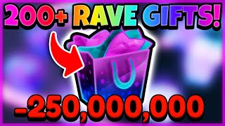 Opening 200 Rave Gifts to get THIS WAS IT EVEN WORTH IT [upl. by Neersan]