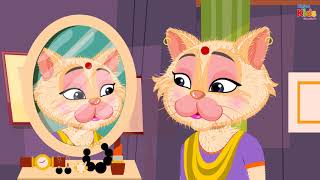 Ek Biladi Jadi  Gujarati Rhymes  એક બિલાડી જાડી  ગુજરાતી બાળગીત  Digital Kids Gujarati [upl. by Annaili]