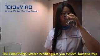 TORAYVINO Water Purifier Philippines Demo [upl. by Enaujed]