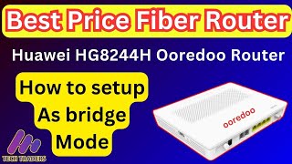 Best Price Fiber Router  How to setup bridge mode on router [upl. by Subak365]