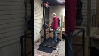 Affordable Wheelchair Lift Demo 2  Model KCSPM3648 [upl. by Siron613]