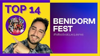 Benidorm Fest 2022 TOP 14  Spain National Selection EUROVISION 2022 [upl. by Stormy495]