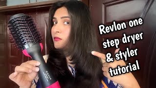 One Step Hair Dryer amp Styler  hair styler brush  Hair tutorial [upl. by Assirrec]