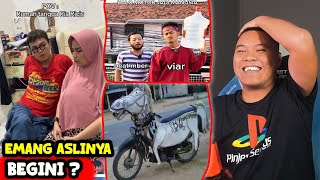 POV RUMAH TANGGAH RIA RICIS KETIKA MOTOR BISA NGOMONG MODIF KUDA LUMPING suntok [upl. by Emlynne]