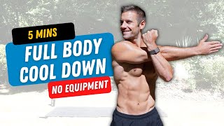 5 Minute FULL BODY COOL DOWN Exercises After Workout [upl. by Dougherty]