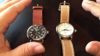 Shinola VS Detroit Watch Company Watches [upl. by Nnairb]