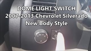 Dome Light 2007 to 2013 Chevrolet Silverado [upl. by Sirad788]