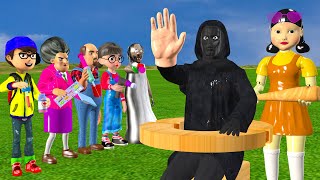 Scary Teacher 3D vs Squid Game Bosss Hand Pain Challenge Skill Medicals 5 Times Miss T vs 5 Friends [upl. by Sutton]