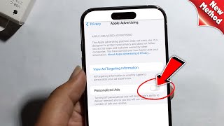 iPhone 15ProMax How to Turn Off Apple Personalized Ads [upl. by Hayden]