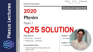 QCAA Physics  2020 paper 1 question 25 [upl. by Kassaraba]