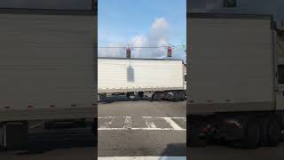 Semi Truck Driver Perfect Turn [upl. by Louls]