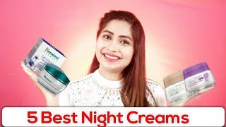 5 Best Night Creams In India For All skin Types  Rabia Skin Care [upl. by Yekram]