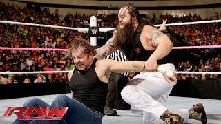 Roman Reigns Dean Ambrose amp Seth Rollins vs The Wyatt Family Raw October 19 2015 [upl. by Annunciata]