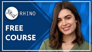 Free Rhino Course for Beginners 3D Design Tutorial [upl. by Tertias]